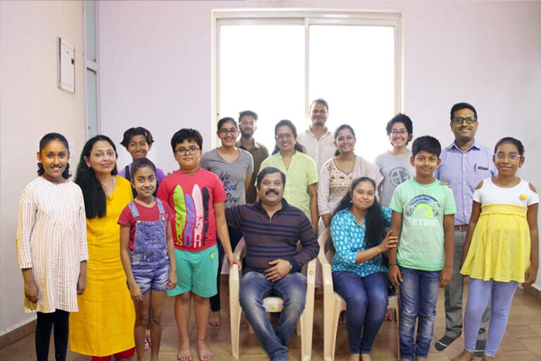 Priyadarshini along with Music Composer Mahesh Mahadev & Western Music course students