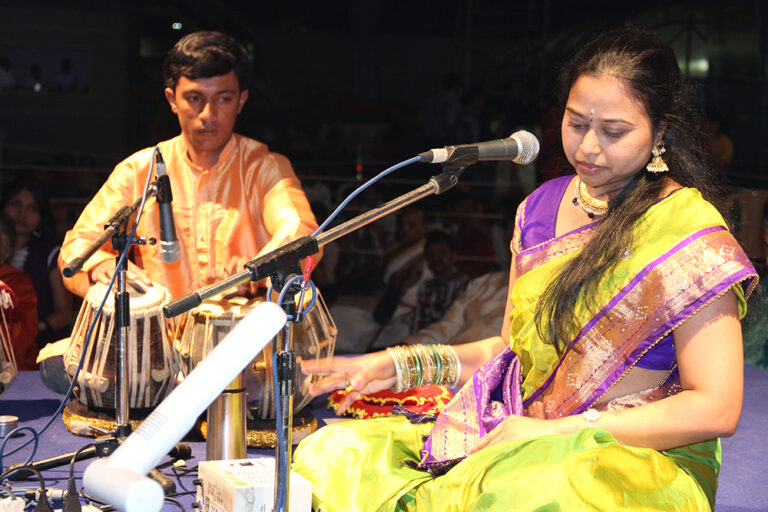 Priyadarshini performing special concert for Brahmotsava at ISKCON, Bengaluru