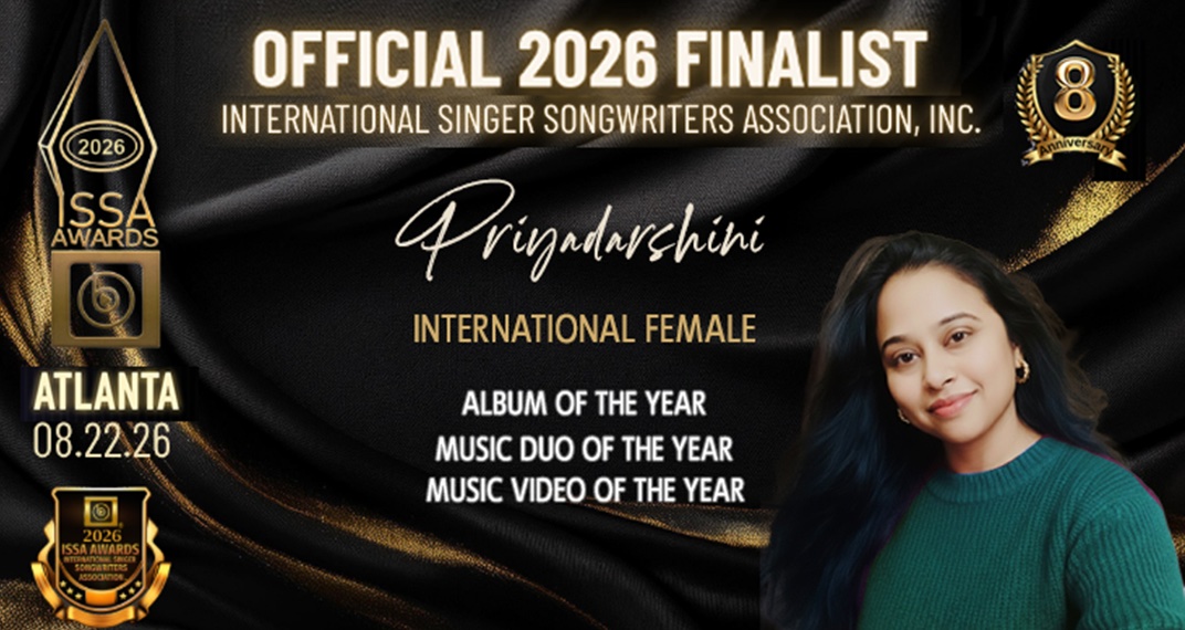 ISSA Official 2026 Finalist Banner - Dr. Priyadarshini